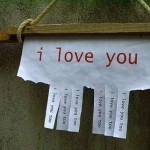 I love you