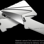 Die besten Backup-Messer - Ian Sinclair CardSharp 4 Metal Credit Card Klappmesser