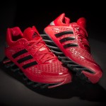 Die besten Laufschuhe 2014 - Adidas Springblade Razor Light Scarlet Black-Metallic Silver