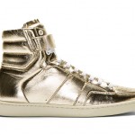 Die schönsten Haute Couture Sneaker 2014 - Saint Laurent Gold Lamé Leather Hi-Top Sneaker (+English version)