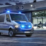 Bundes- und Bereitschaftspolizei fährt Mercedes-Benz Sprinter