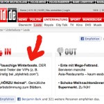Wir in der Bild Zeitung