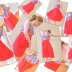Tagesoutfit Blümchen- Sommer- Kleid