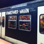 Schwarzfahrer Waggon in Stuttgart