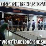 Lieber tot als Schuhe kaufen!